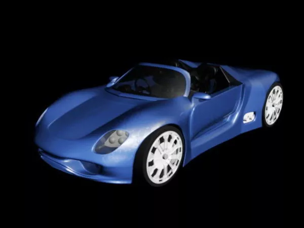 Porsche 918 Spyder Car 3d model Porsche 918 Spyder Car 3d model