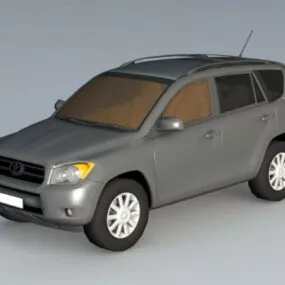 Toyota Rav 4 Hybrid Car 3d model