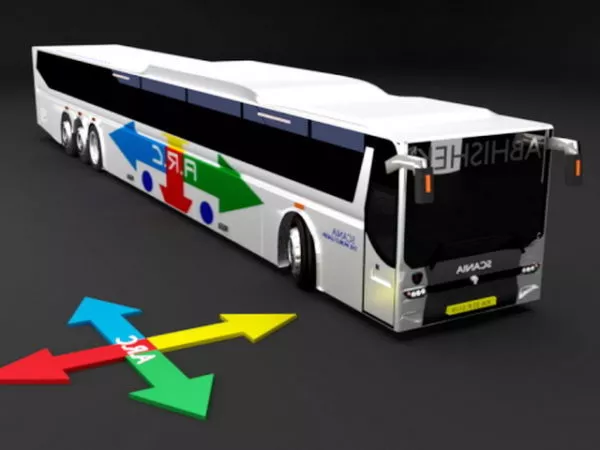 Green Minibus 3d model