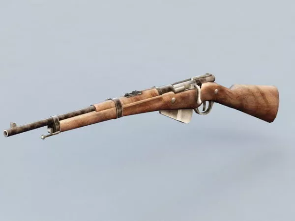 Berthier Rifle Gun 3d model Berthier Rifle Gun 3d model