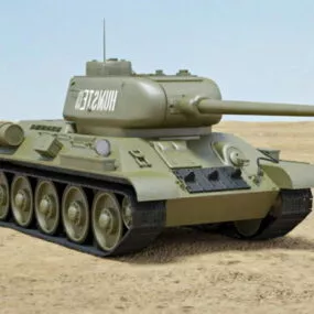 T-34 Tank 3d model