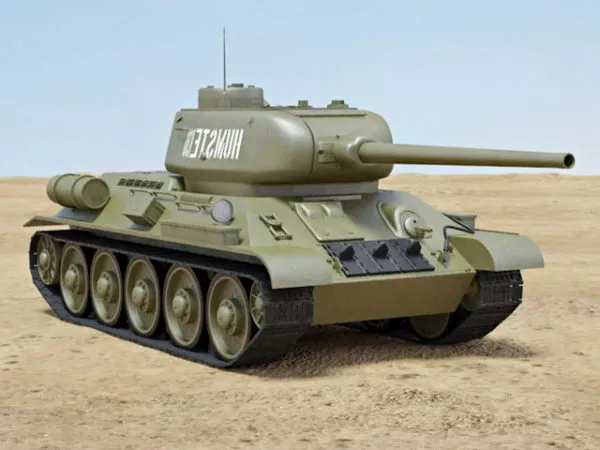 T-34 Tank 3d model T-34 Tank 3d model
