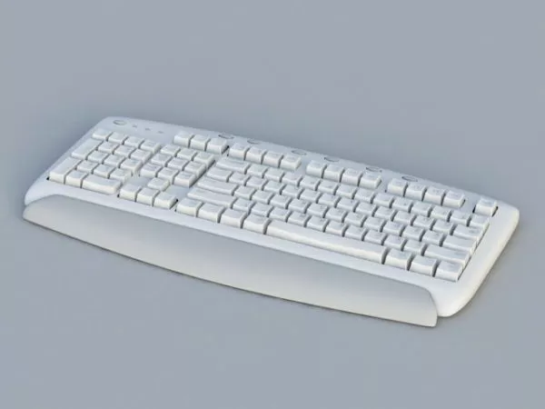 Pc Computer Keyboard 3d model Pc Computer Keyboard 3d model