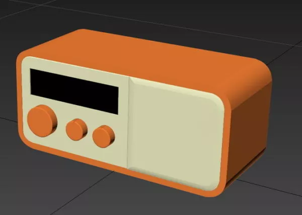 Vintage Radio Design 3d model Vintage Radio Design 3d model