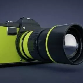 Dslr Camera 3d model