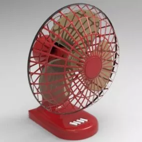 Retro Table Fan 3d model