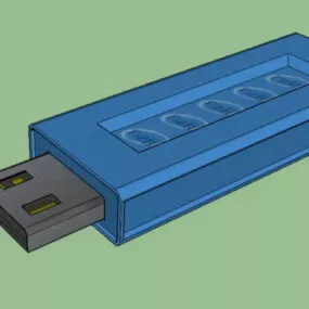 Usb Flash Driver 3d model