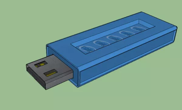 Usb Flash Driver 3d model Usb Flash Driver 3d model