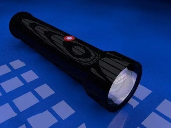 Tactical Flashlight 3d model
