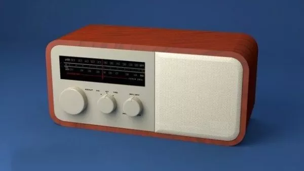 Old Radio 3d model Old Radio 3d model