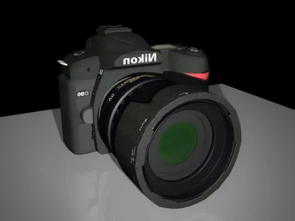 Nikon D90 Camera 3d model Nikon D90 Camera 3d model