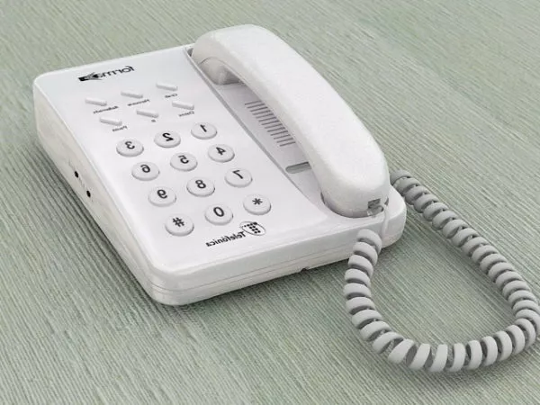White Telephone 3d model White Telephone 3d model