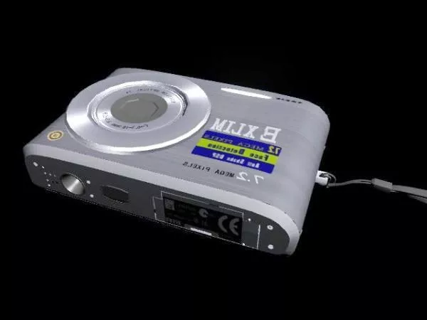 Casio Exilim Digital Camera 3d model Casio Exilim Digital Camera 3d model