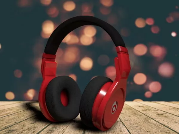 Wireless Headphone Gadget 3d model