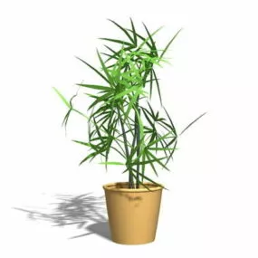 Potted Artificial Plant 3d model