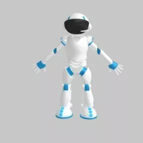Humanoid Robot Rig 3d model