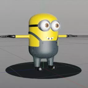 Funny Minions 3d model