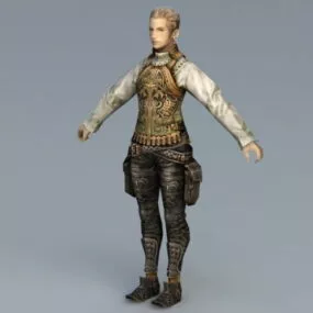 Balthier Character 3d model