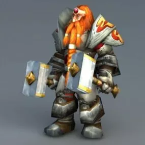 Magni Bronzebeard 3d model