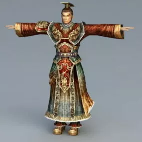 Chinese Emperor 3d model