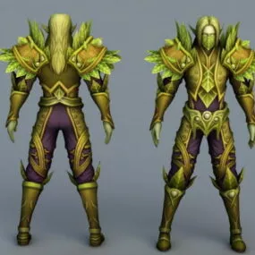 Forest Elven Guardian 3d model