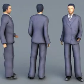 Young Businessman 3d model