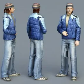 Russian Guy 3d model
