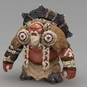 Orc Wizard 3d model