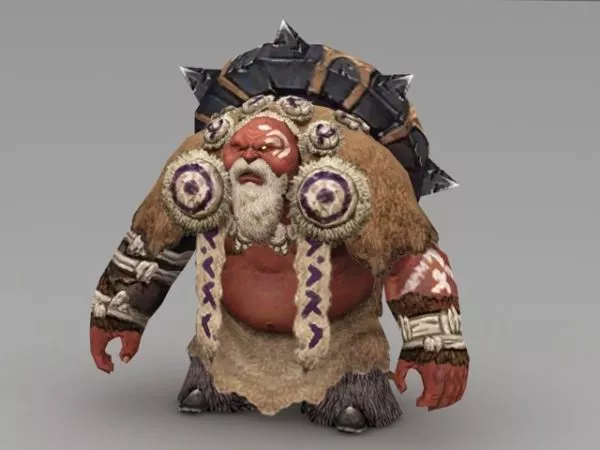 Orc Wizard 3d model Orc Wizard 3d model