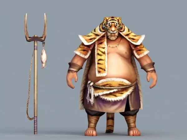 Barbarian Hunter 3d model Barbarian Hunter 3d model