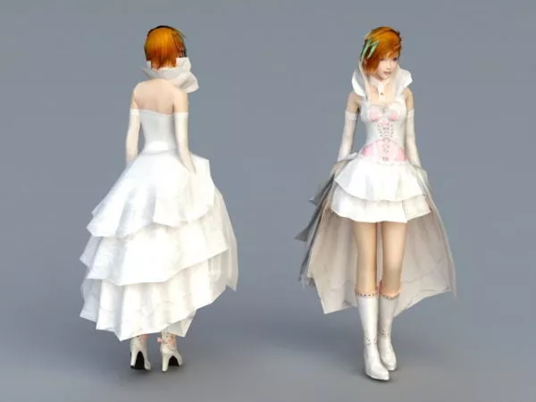 Sweet Bride 3d model Sweet Bride 3d model