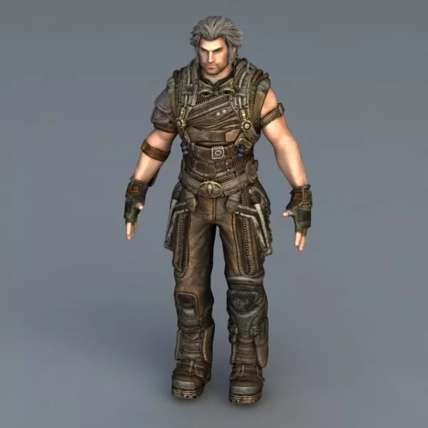 Bulletstorm Grayson Hunt 3d model Bulletstorm Grayson Hunt 3d model