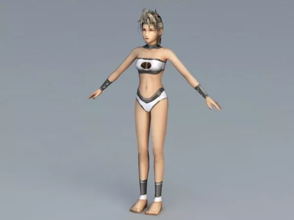 Girl Bikini 3d model Girl Bikini 3d model