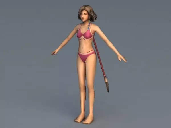 Bikini Woman 3d model Bikini Woman 3d model
