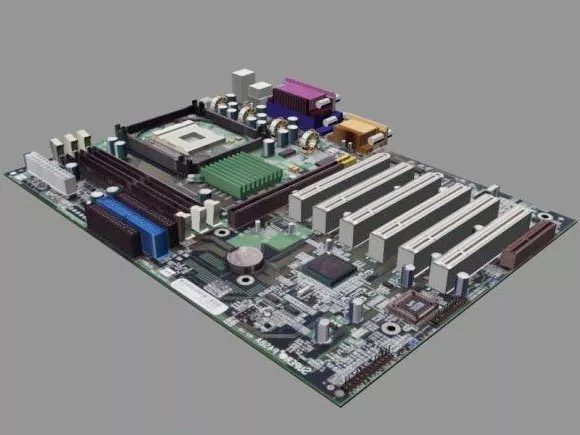 Computer Motherboard 3d model Computer Motherboard 3d model
