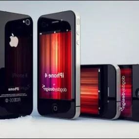 Iphone 4 Black 3d model