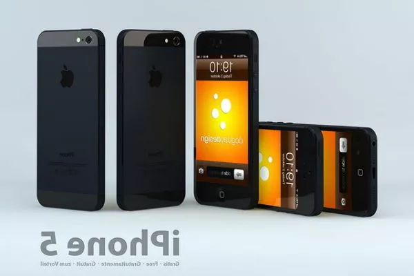 Iphone X Low Poly 3d model