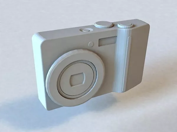 Camera On Rail, Hollywood Studio 3d model