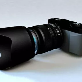 Panasonic Slr Digital Camera 3d model