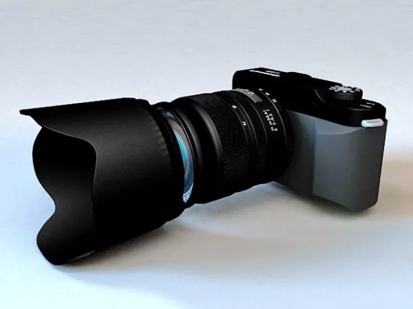 Old Professional Video Camera 3d model