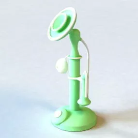 Old Fashioned Phone 3d model