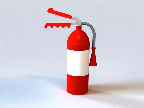 Fire Extinguisher Household 3d model