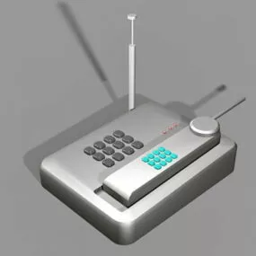 Vintage Cordless Telephone 3d model