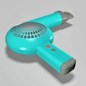 Electric Hair Dryer 3d model