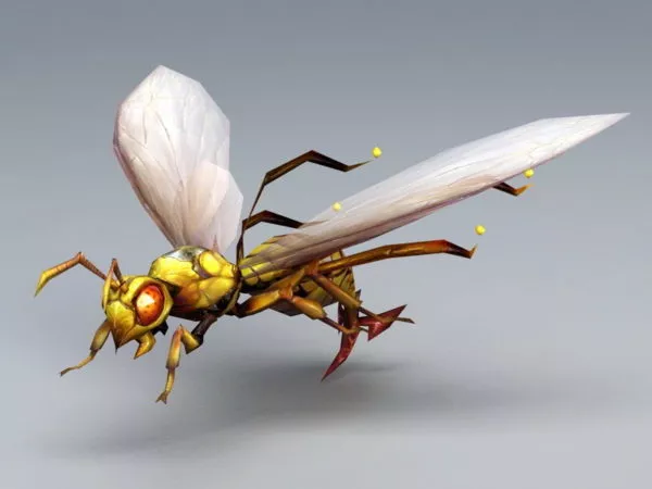 Anime Wasp 3d model Anime Wasp 3d model