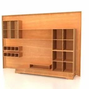 Storage Wall Unit 3d model