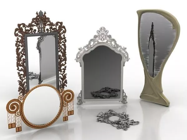 Bedroom Mirrors 3d model Bedroom Mirrors 3d model