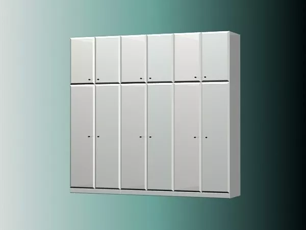 White Armoire Wardrobe 3d model White Armoire Wardrobe 3d model
