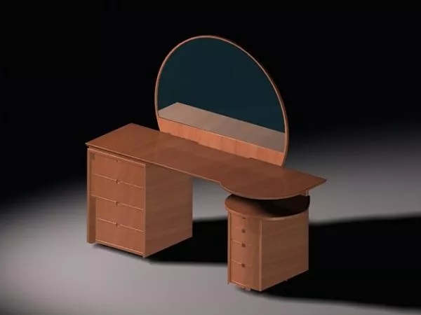 Bedroom Makeup Vanity Table 3d model Bedroom Makeup Vanity Table 3d model