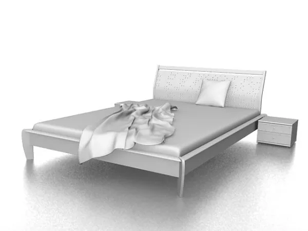 Minimalist Nightstand Ikea 3d model